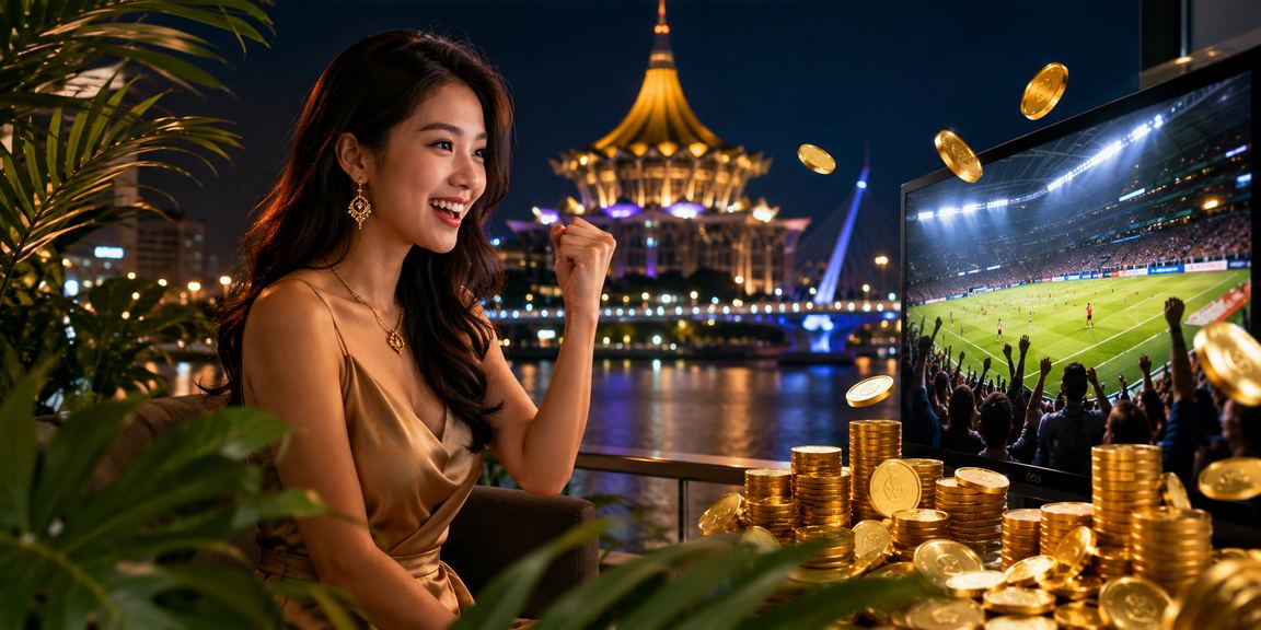 Pemain dari Kuching Sarawak menyemak tip pertaruhan sukan melalui platform 945